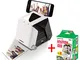 KiiPix Kit Stampante fotografica per Smartphone con pellicola Fujifilm Instax Mini (20 fot...