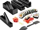 AGPTEK [Versione aggiornata] Sushi Maker Kit 11 Pezzi, Sushi Maker e Bakeware con Un Colte...