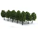 ROSENICE Landscape Model Trees for Decoration 9CM - 20 Pieces