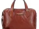 The Bridge Bauletto donna Pelle made in Italy borsa con tracolla due manici 34x20x16 cm ma...