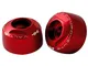 Valter Moto 1251409 Stabilizzatori Manubrio, Rosso, Set di 2