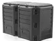 Prosper Plast iklm800 C-s411 135 x 71.9 x 82.6 cm modulo Compogreen Composter – Nero (Pezz...