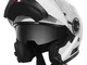 Casco Modulare Moto Integrale Scooter - YEMA YM-925 Caschi Modulari Motorino Integrali ECE...