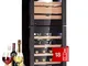 Klarstein Cantinetta Vino per Formaggi, Cantinetta Frigo Refrigerata con Vetrina, Frigo Ba...