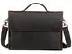 Men's Messenger Brifecase Borsa a Tracolla Singola da Uomo in Pelle Borsa da Tasca a Traco...