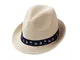 Fedora Hat Sun Hat with Sailboat Spring and Summer Hat Cappello di paglia per Baby Child W...