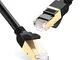 UGREEN Cavo Ethernet Cat 7, Cavo Rete 10 Gbps 600 MHz/s, Cavo LAN per PS4, PS3, Console di...