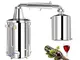 Fayelong 210L DIY Home Moonshine Still Alambicco distillatore di olio essenziale di acqua...