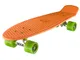 Ridge - Skateboard Big Brother Nickel Mini Skate Cruiser Arancione completamente assemblat...