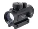 FOCUHUNTER Ottica Rosso/Verde Dot Sight 2MOA 1x30mm Fogproof & Shockproof tattico Illumina...