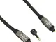 AUDIOTRAK fibra di vetro OTTICO cavo digitale GlassBlack2plus 1.0m (Giappone importazione)