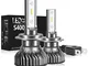 Arzopa H7 LED Lampadine del Faro 10000LM, Kit Lampada Sostituzione per Alogena Lampade e X...