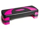 PRISP Step da Aerobica Personalizzabile 78cm, 3 Altezze (10/15/20cm), Compatto pedana Step...