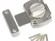 FOCCTS Rotate Bolt Latch, Gate Latches Blocco porta Serratura per Porta con 6 viti Argento...