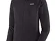 Patagonia W's R1 Techface Hoody, Felpa Donna, Nero, XS