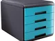 Arda 18P4PTU Cassettiera, Turchese