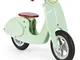 Janod- Bici Senza Pedali in Legno Scooter, Look Vintage, Apprendimento Equilibrio e Autono...