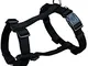 Trixie Premium H-Harness Cinturino completamente regolabile per cani, Nylon, Nero, M-L:52-...