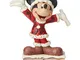 Disney Tradition by Jim Jore Figurina Topolino Natale, Resina, Multi-Colour, Taglia Unica