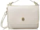 Tommy Hilfiger TH Chic Crossover Metallic, Borse Donna, Bianco (Silver), 1x1x1 Centimeters...