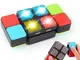 BAKAJI Gioco Abilita Magic Cube Giocattolo Elettronico per Bambini Puzzle Game con Luci e...