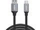 AUKEY Cavo USB 3.0 A a USB C 2 m di Nylon Cavo Type C Trasmissione e Ricarica per Samsung...