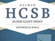 Holy Bible: Holman Christian Standard Bible, Teal, LeatherTouch, Super Giant Print Referen...