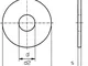 Rondelle Diametro interno: 5.3 mm M5 DIN 9021 Acciaio zincato 100 pz. TOOLCRAFT 5 3 D9021:...