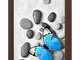 OLIMP OlimpJOY - Cornice per foto 50 x 70 cm, in MDF color wengé, con cornice in vetro ant...