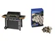 Campingaz Adelaide 4 Classic Deluxe Extra Barbecue a Gas, Nero & Roccia Lavica