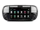 ANDROID 10.0 autoradio navigatore per Fiat 500 Fiat Abarth 500 2007-2015 GPS USB WI-FI Blu...
