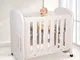 XHCP Culla con Ruote, Lettino Regolabile in Altezza in 2 Posizioni Baby Playard per Neonat...