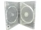Dragon Trading®, multi custodia a 4 scomparti per CD/DVD, dorso di 27 mm, confezione da 10