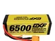 DXF 14.8V 4S Batteria Lipo 6500mah 100C -200C con connettore XT90 Pour Camion RC 1/8 Nero