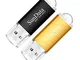 SunData 2 Pezzi 16GB Chiavetta USB Pen Drive 16GB Metallo USB2.0 Unità Memoria Flash Thumb...