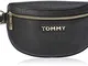 Tommy Hilfiger Iconic Tommy Bumbag, Borse Donna, Nero (Black), 5x12x22 centimeters (W x H...