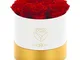 Amoroses 12 Rose Stabilizzate Vere durano Anni - Idea Regalo per Lei Originale Elegante Bo...