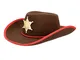 Boland 54378 Cappello da cowboy sceriffo con stella, per bambini, cappello per bambini per...