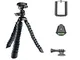 Mantona Armadillo DSLR flexibles Mini Kamera und Tisch Stativ für Kamera Smartphone Action...