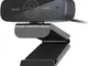 Spedal Webcam 1080p 60fps, 2 Microfoni, Autofocus Live Streaming Camera con Microfono, Web...