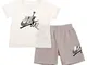 Nike Air Jordan Set 2 PC Tuta Bambina Atmosphere Gray 656941-G4R (18M)