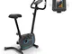 KLAR FIT Myon Cycle - Cyclette, Volano 12 kg, Cyclette da Camera con Trasmissione a Cinghi...