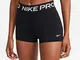 Nike W NP 365 Short 3", Pantaloncini Donna, Black/(White), S