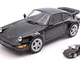 Welly WE24023BK Porsche 911 Turbo 3.0 1974 Black 1:24-27 MODELLINO Die Cast Compatibile co...