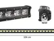 Barra Led Fuoristrada Work Light Bar 126W 104cm 12V-48V 18X7W Lente Combo