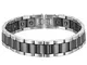 OIDEA Bracciale Braccialetto per Uomo Bracciale catena in acciaio inox grande larghezza ce...