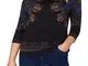 Desigual TS_scanses T-Shirt, Nero, XL Donna