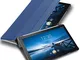 Cadorabo Custodia Tablet per Lenovo Tab P10 (10.1" Zoll) in Blu Scuro Jersey – Copertura P...
