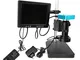 Kit microscopio HDMI USB industria 34MP, telecamera per microscopio HD con supporto a brac...