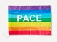 00 Bandiera della Pace color Arcobaleno Grande Dimensioni 90cm x 150cm NO alla Guerra, Omo...